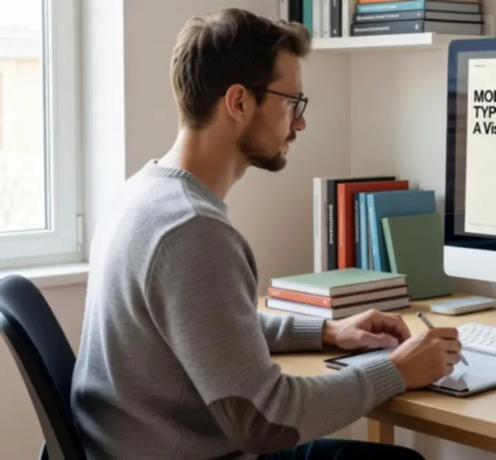 Design workspace showing book layout and cover design concepts